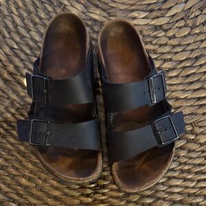 Birkenstock Black Double Strap Sandals